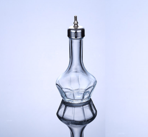 Japanese Bitters Bottle - Lead-Free Crystal Glass