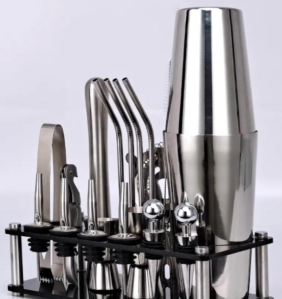 20-Piece Mixology Bartender Kit | Complete Home Bar Tools Set | Cocktail Making Gift