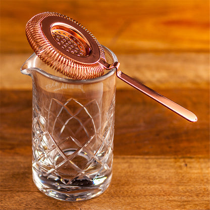 Luxury Stainless Steel Cocktail Strainer with Spring