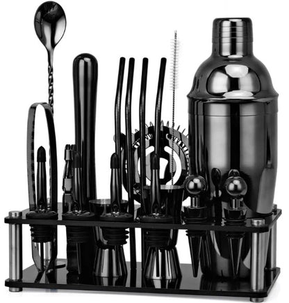 20-Piece Mixology Bartender Kit | Complete Home Bar Tools Set | Cocktail Making Gift