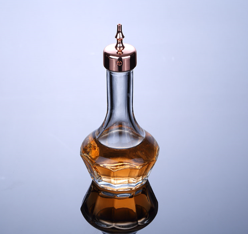 Japanese Bitters Bottle - Lead-Free Crystal Glass